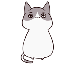dull cat sticker #1214173