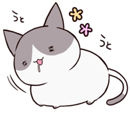 dull cat sticker #1214174