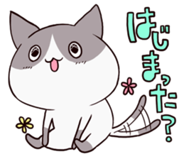 dull cat sticker #1214175