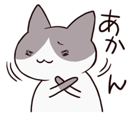 dull cat sticker #1214178