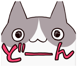 dull cat sticker #1214181