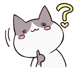 dull cat sticker #1214183