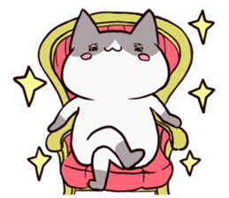 dull cat sticker #1214186