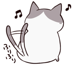 dull cat sticker #1214197