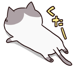 dull cat sticker #1214198