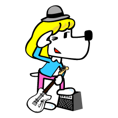 Blond dog named clara