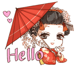 Japanese Maiko [ENG] sticker #1214482