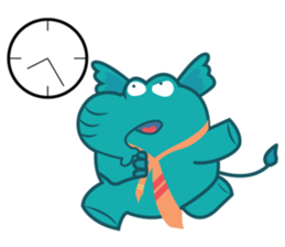 Funny Elephant sticker #1215282