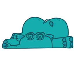 Funny Elephant sticker #1215285