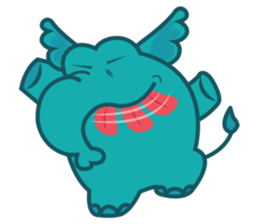 Funny Elephant sticker #1215290