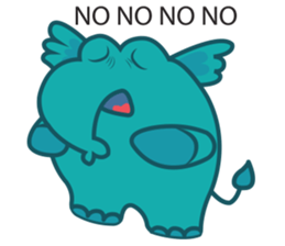 Funny Elephant sticker #1215291