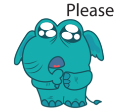 Funny Elephant sticker #1215300