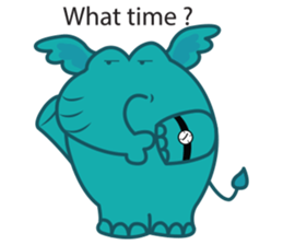 Funny Elephant sticker #1215302