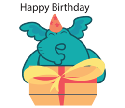 Funny Elephant sticker #1215303