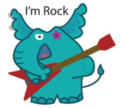 Funny Elephant sticker #1215304