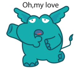 Funny Elephant sticker #1215307