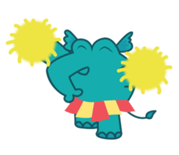 Funny Elephant sticker #1215309