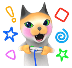 Yasaneko the perverse cats Tora Ver. sticker #1215935