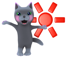 Yasaneko the perverse cats Tora Ver. sticker #1215938