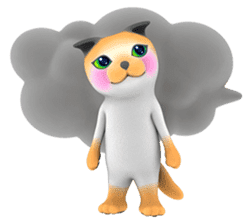 Yasaneko the perverse cats Tora Ver. sticker #1215939