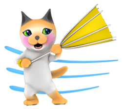 Yasaneko the perverse cats Tora Ver. sticker #1215942