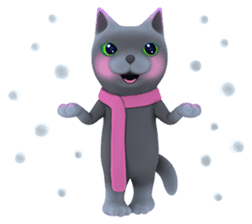 Yasaneko the perverse cats Tora Ver. sticker #1215943