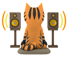 Yasaneko the perverse cats Tora Ver. sticker #1215956