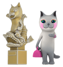 Yasaneko the perverse cats Tora Ver. sticker #1215957