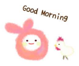 Fluffy creatures sticker #1216042