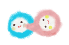 Fluffy creatures sticker #1216055