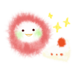 Fluffy creatures sticker #1216063