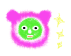 Fluffy creatures sticker #1216078