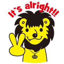 Sentimental LION "SPIN" sticker #1216246