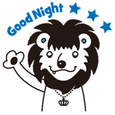 Sentimental LION "SPIN" sticker #1216254