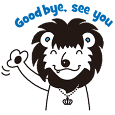 Sentimental LION "SPIN" sticker #1216255