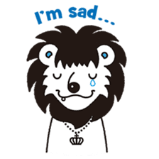 Sentimental LION "SPIN" sticker #1216256