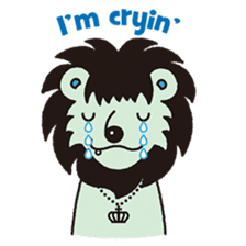 Sentimental LION "SPIN" sticker #1216257