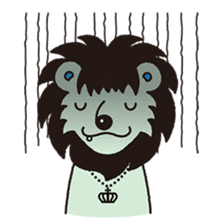 Sentimental LION "SPIN" sticker #1216259