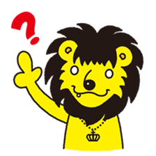 Sentimental LION "SPIN" sticker #1216264