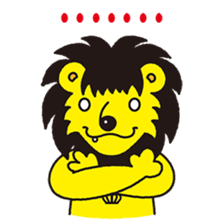 Sentimental LION "SPIN" sticker #1216265