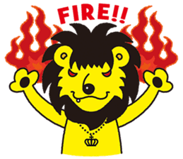 Sentimental LION "SPIN" sticker #1216266