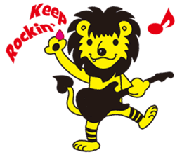 Sentimental LION "SPIN" sticker #1216267