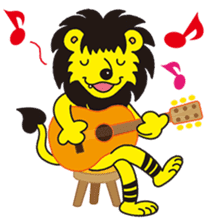Sentimental LION "SPIN" sticker #1216268