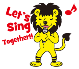 Sentimental LION "SPIN" sticker #1216269