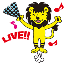 Sentimental LION "SPIN" sticker #1216270