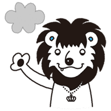 Sentimental LION "SPIN" sticker #1216278