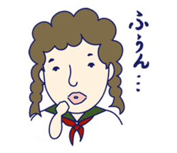 Schoolgirl Kazuko sticker #1216306