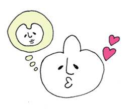 cute rounded eye twins sticker #1216489