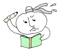 cute rounded eye twins sticker #1216499