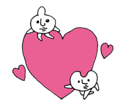 cute rounded eye twins sticker #1216503